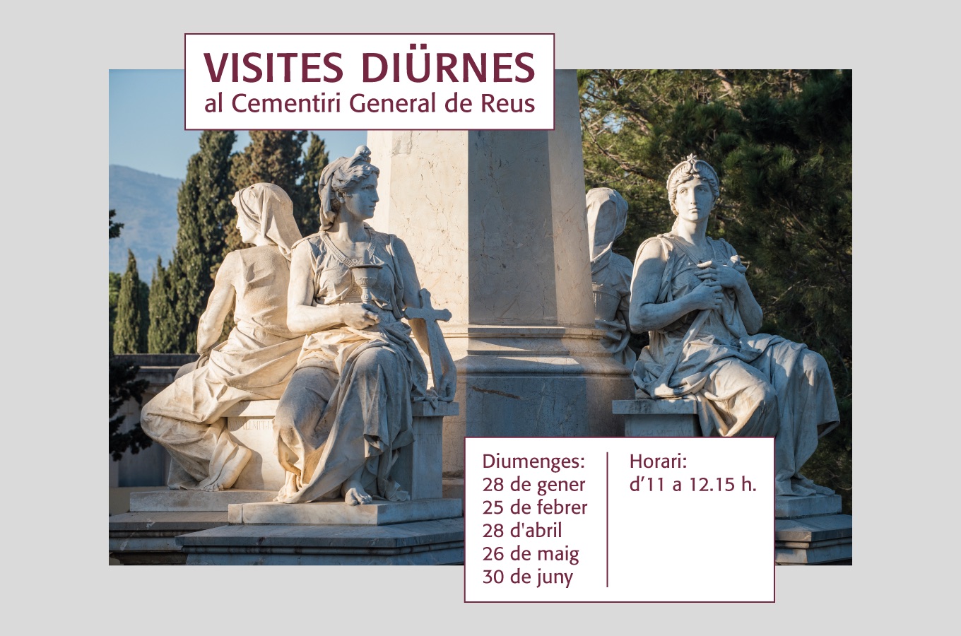 El Cementiri General de Reus programa visites diürnes pels propers mesos