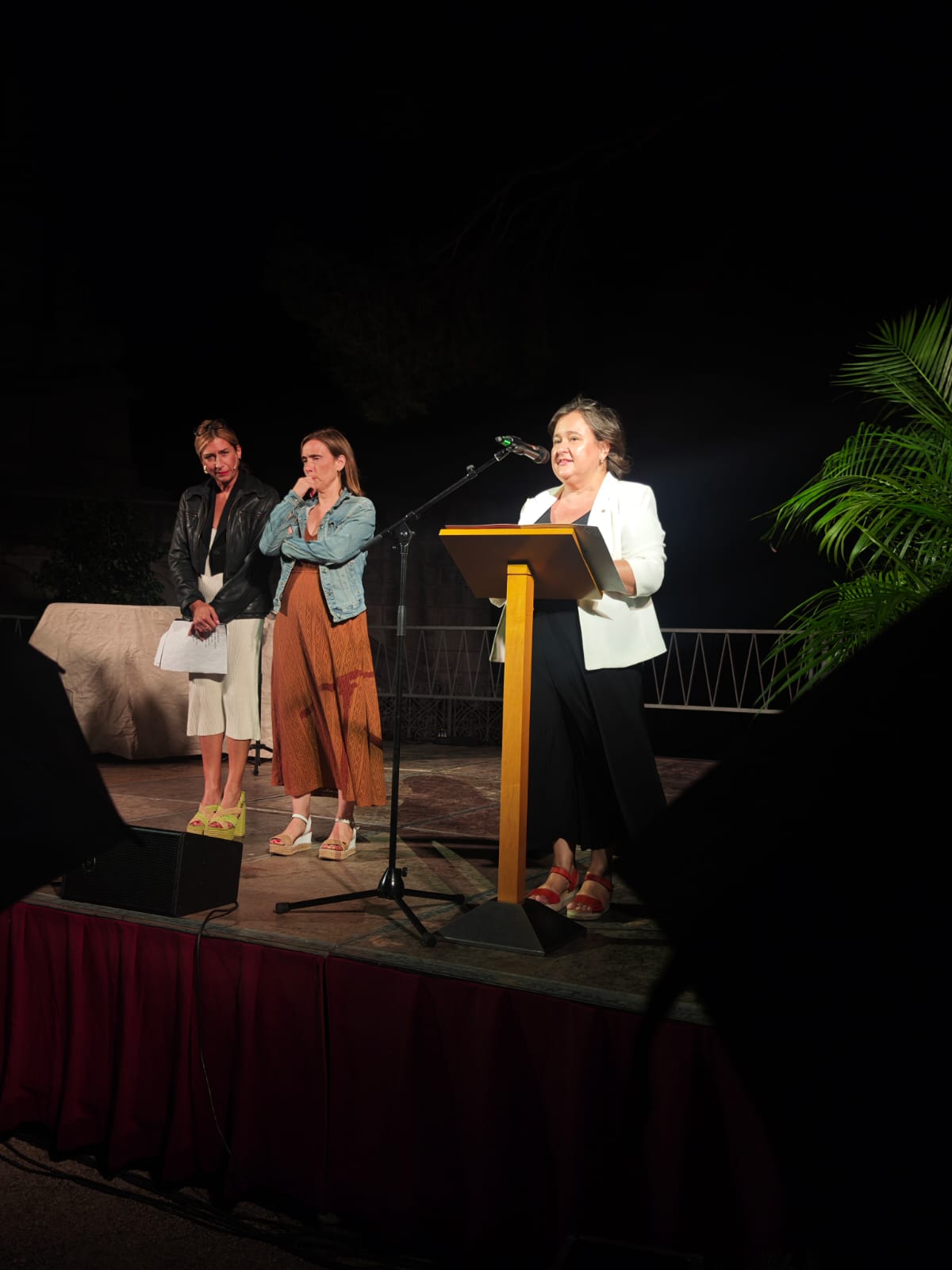 Van intervenir en l'acte la regidora, Montserrat Flores, i l'alcaldessa, Sandra Guaita.